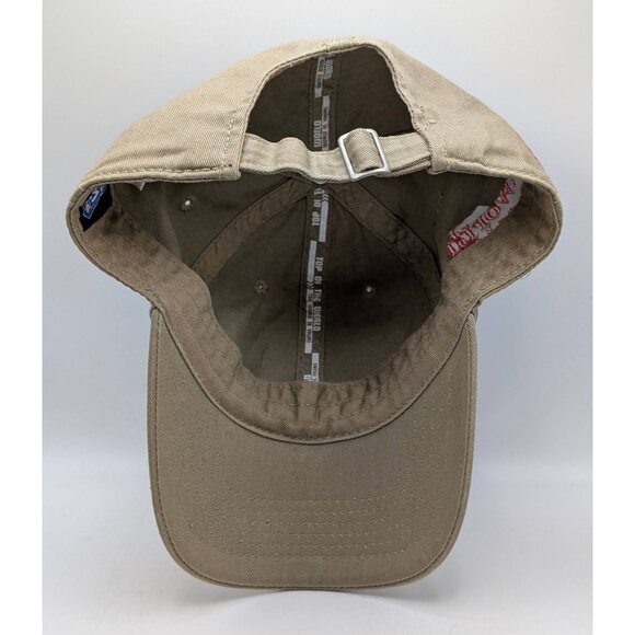 Vintage CINCINNATI CYCLONES Strap Back Hat Cap Hockey VTG Twister Logo TOW Tan - Picture 4 of 5